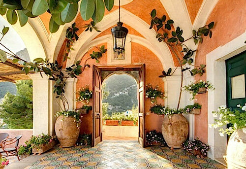 Excellence Villas - Entry at Villa Andres Positano
