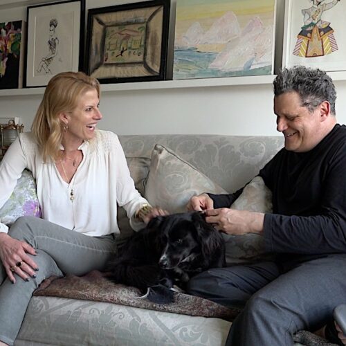 Susanna Salk and Isaac Mizrahi