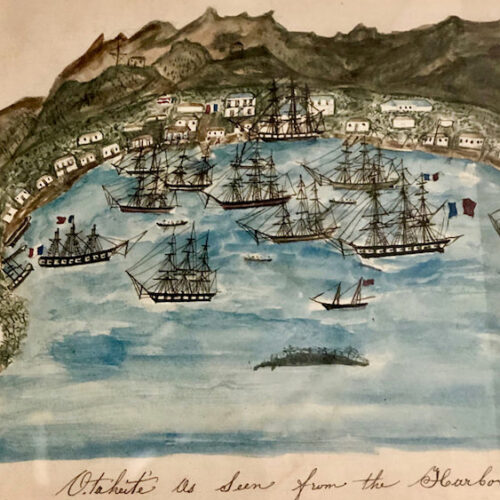 whaling journal in NHA exhibit at The Winter Show copy