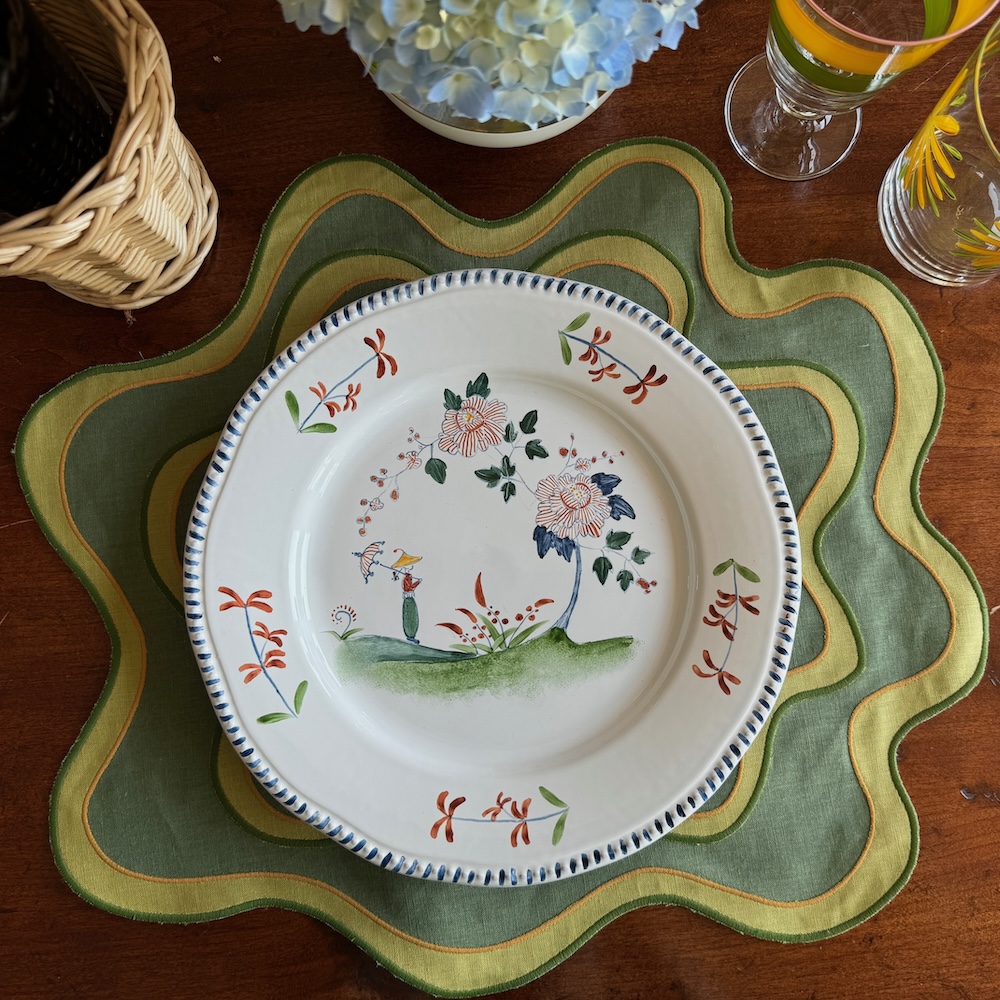Wave placemat via Quintessence
