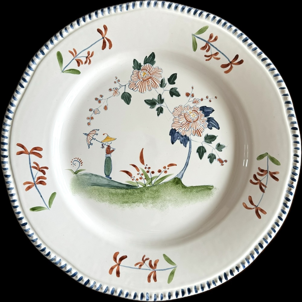 Chinese Garden Dinner Plate
