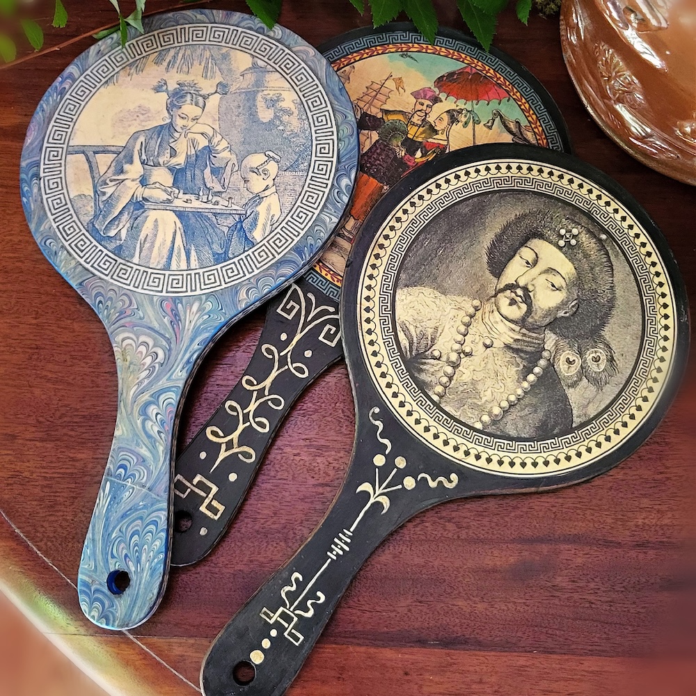 Limited Edition Decoupage Hand Mirrors