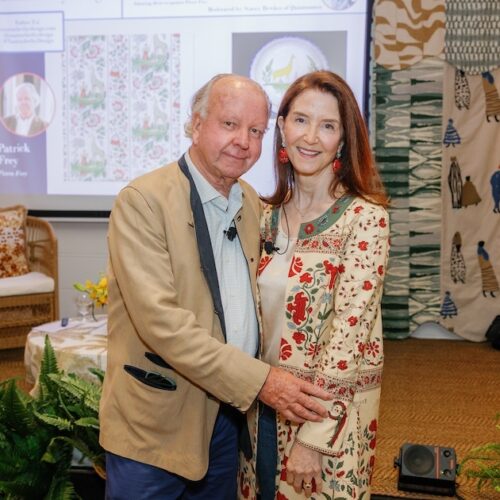 Patrick Frey and Stacey Bewkes of Quintessence at the Nantucket by Design luncheon copy