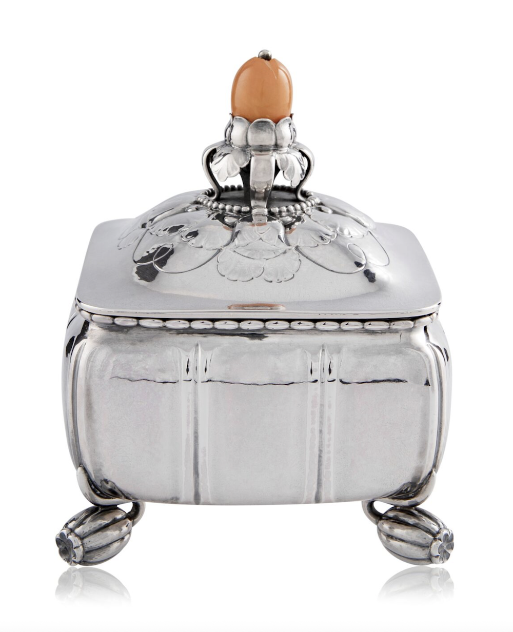 Georg Jensen box at Greg Pepin Silver at The Winter Show 2026