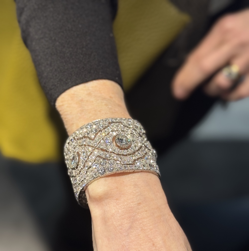 Dimond bracelet at Symbolic & Chase at The Winter Show 2026