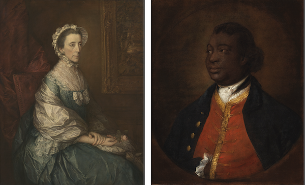 Left: Mary, Duchess of Montagu, ca. 1768 Duke of Buccleuch, Bowhill House,Scottish Borders Photo courtesy The Buccleuch Living Heritage Trust; Right: Ignatius Sancho, 1768 National Gallery of Canada, Ottawa