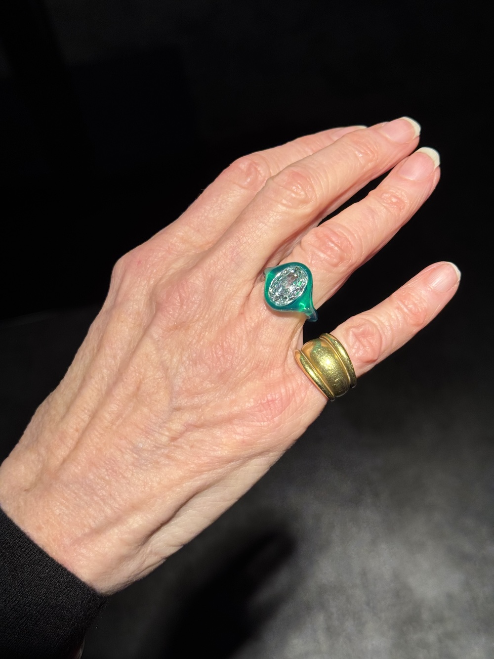 theodoros ring at Ssymbolic & Chase at The Winter Show