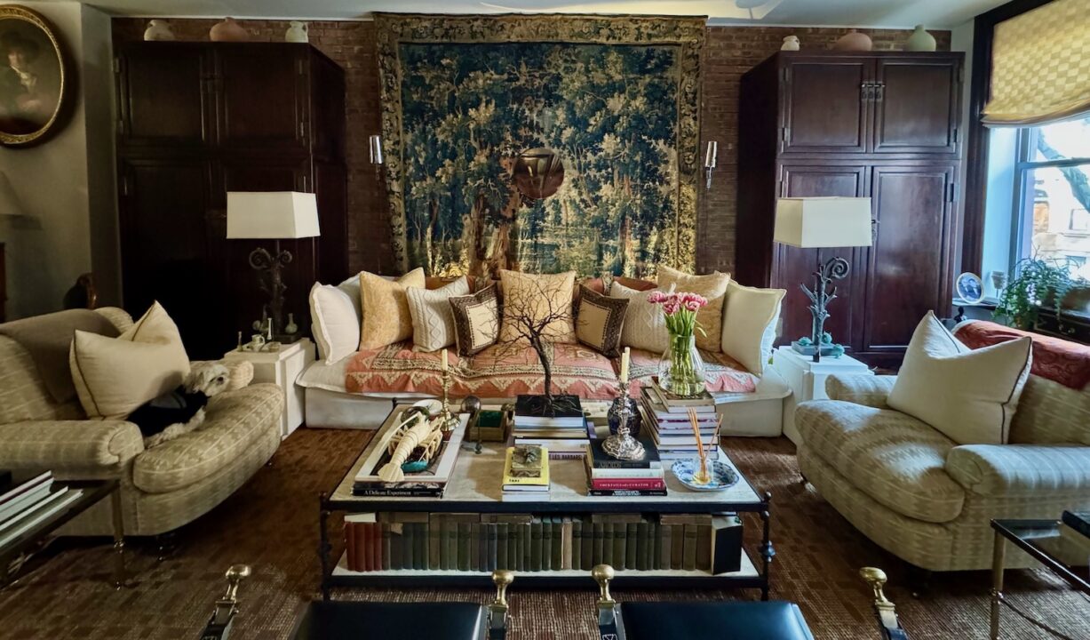 At Home with Robert Couturier & Sebastian Trujillo via Quintessence