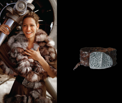 Anna Trzebinski fur and belt