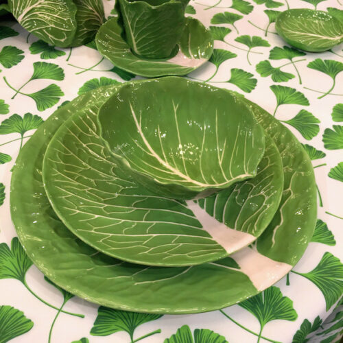 Dodie Thayer for Tory Burch lettuce ware