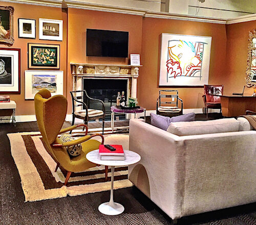 Eric Cohler family room at Sotheby's 2015 Showhouse