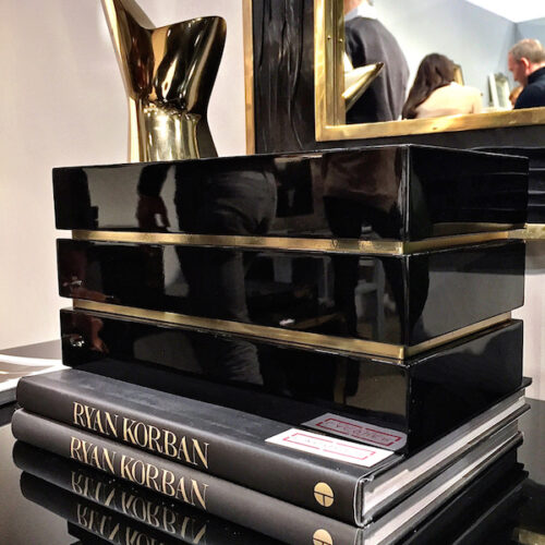 Flair for the Lacquer Company Brass Banded Box at NY Now
