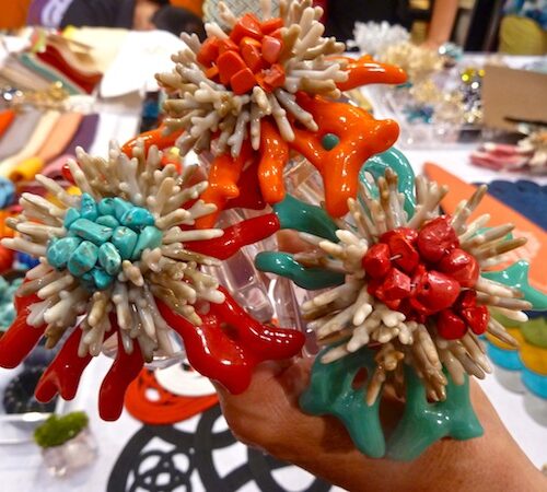 Julian Mejia coral napkin rings