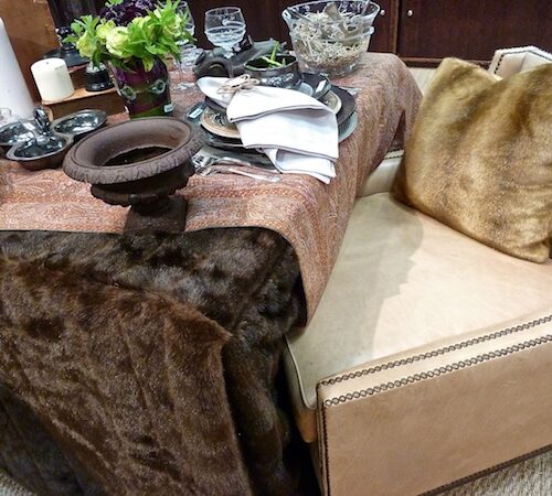 Juliska holiday with paisley and fur