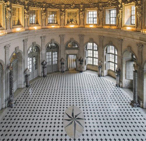 Oval salon at Vaux le Vicomte