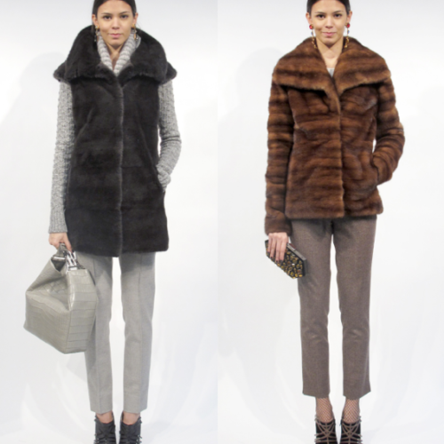Oscar de la Renta fall 2012 fur collection