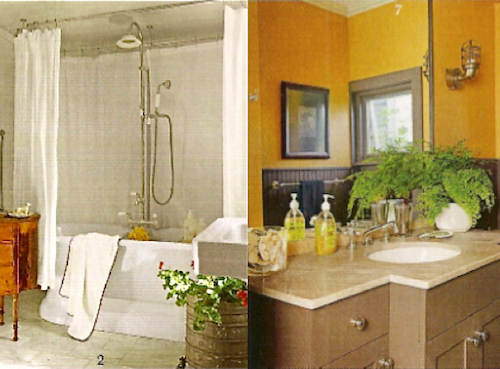 Ken Fulk bathrooms in his Provincetown, MA house