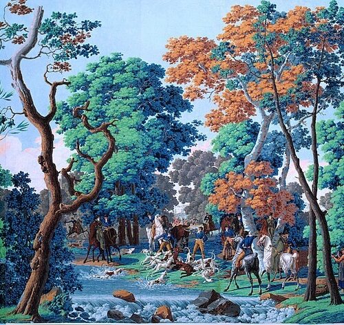 Stag Hunt at the Chateau de Compiègne
