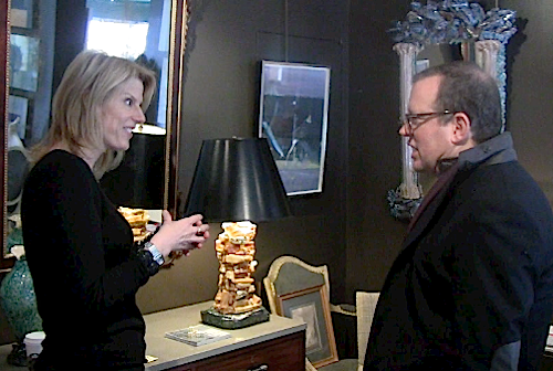 Susanna Salk and Alex Papachristidis at Gerald Bland