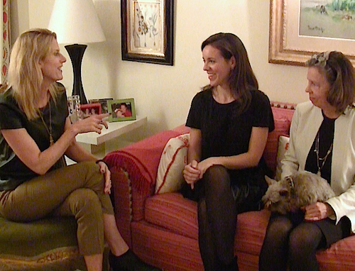 Susanna Salk with Elizabeth and Ann Pyne of McMillen Inc.