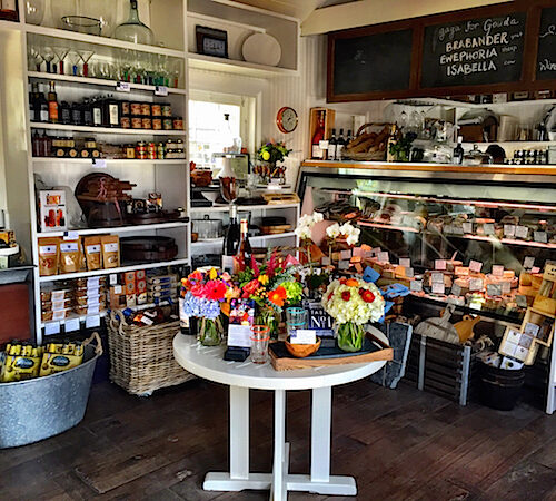 Shopping the Wharf - Table No. 1 Nantucket interior