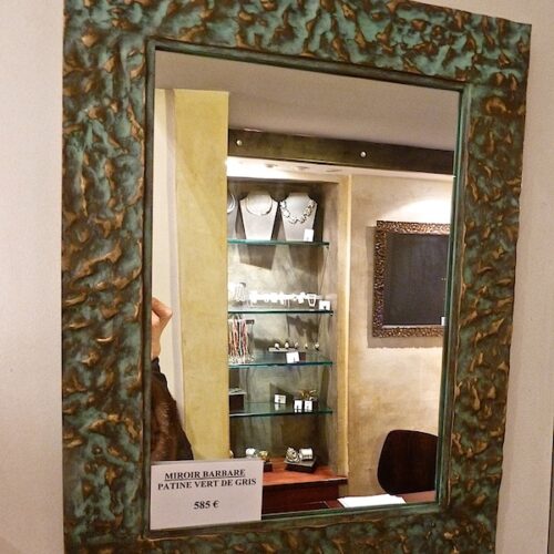 serierare verdigris mirror