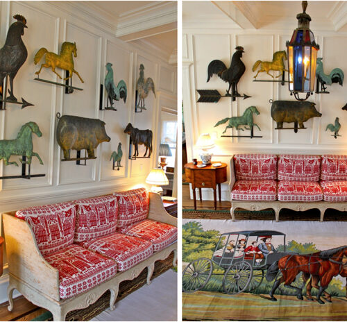 Antique weathervane collection